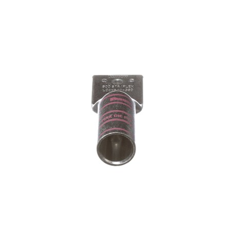 Panduit Two-Hole Compression Lug, Long Barrel, Copper, Pink LCCX500-38D-6